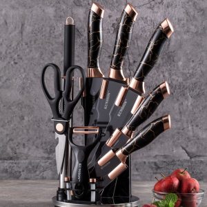Conjunto de Facas Suporte Rotativo