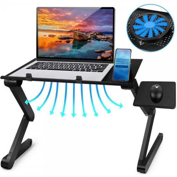Mesa de Portátil com Cooler