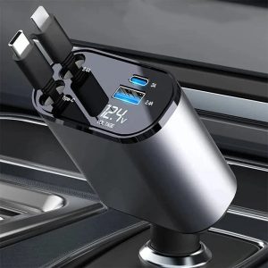 Carregador de Carro USB-C Rápido