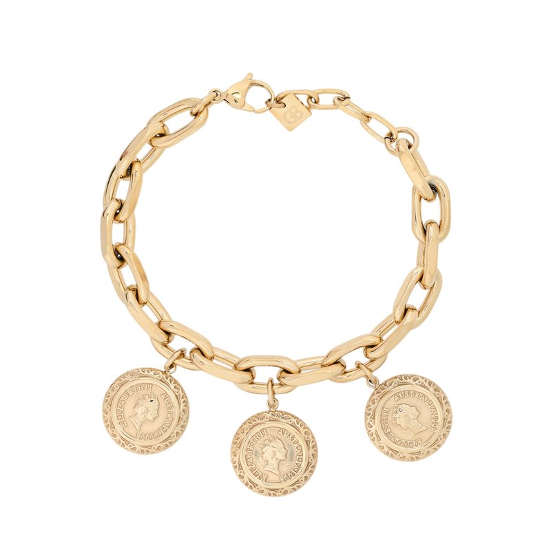Pulseira Corrente Grossa Dourada