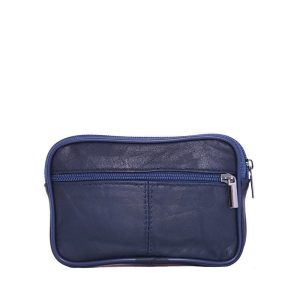 Porta-Moedas Azul Marinho Duplo
