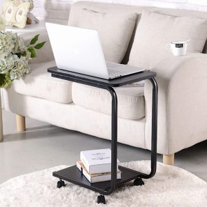 Mesa de Apoio com Rodas para Sofá